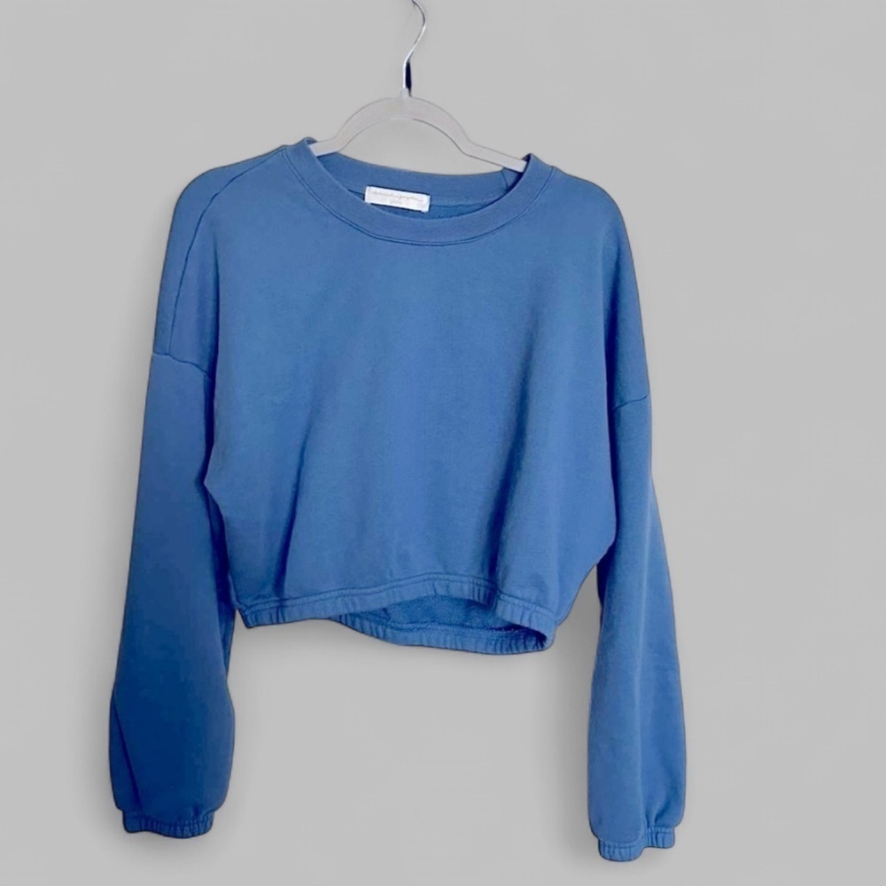 SPIRITUAL GANGSTER- Elina pullover sweatshirt-blue-size Large-NWT-Retails-$112 - Picture 7 of 8